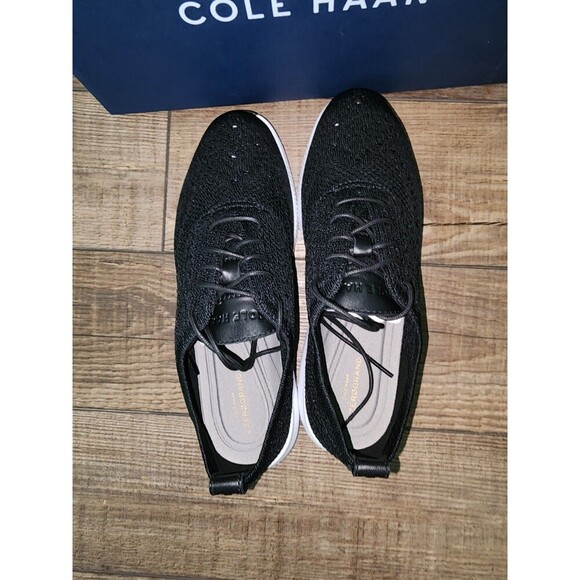 Cole Haan 2 Zerogrand Stitchlite Oxford Perforated Womens Black size 8 sneaker - Picture 8 of 8